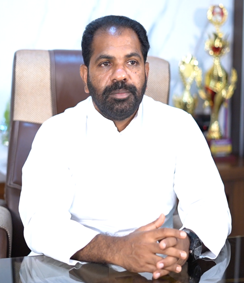 Rev. Fr. Cijin CMI, Principal of Chavara English Medium School